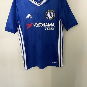 Adidas Kids Blue Chelsea FC Soccer Jersey